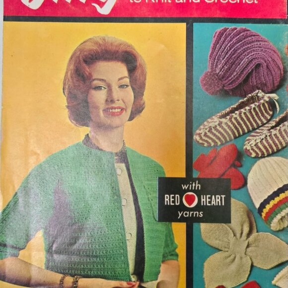 Coats And Clark Jiffy's Book No.126 Accessories To Knit And Crochet - Picture 2 of 4